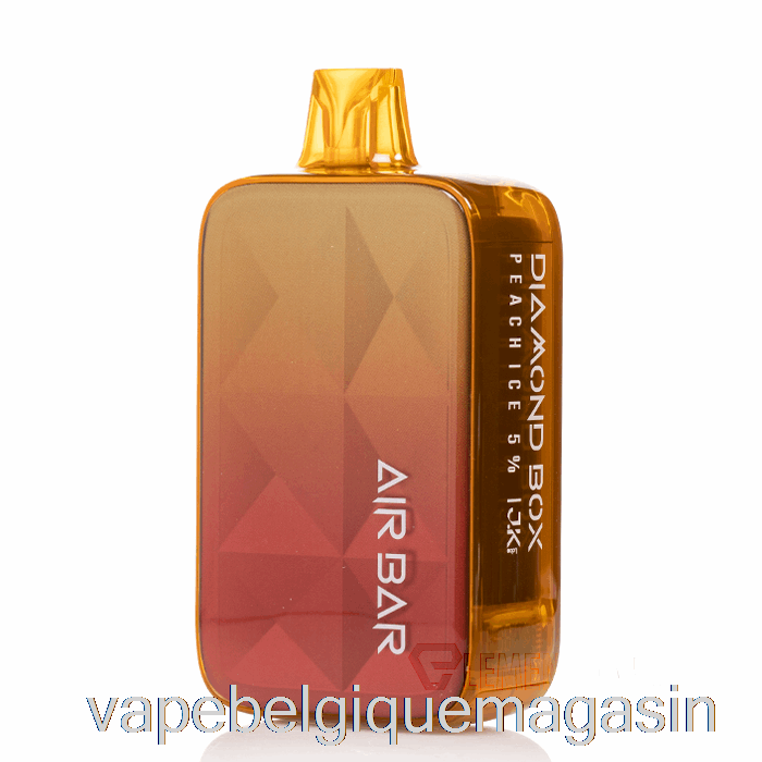 Vape Juice Air Bar Diamond Box 20000 Glace à La Pêche Jetable